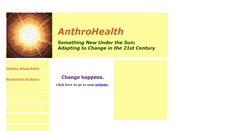 Desktop Screenshot of anthrohealth.net
